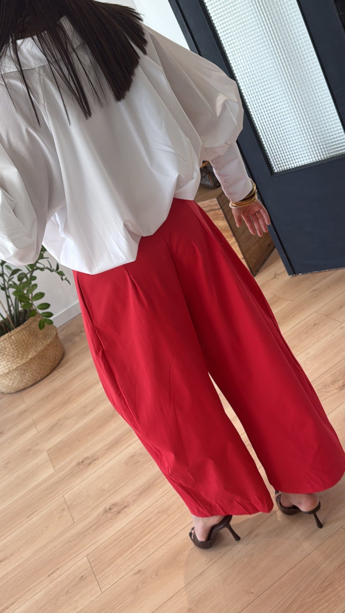 PANTALON "LUCILLE" ROUGE