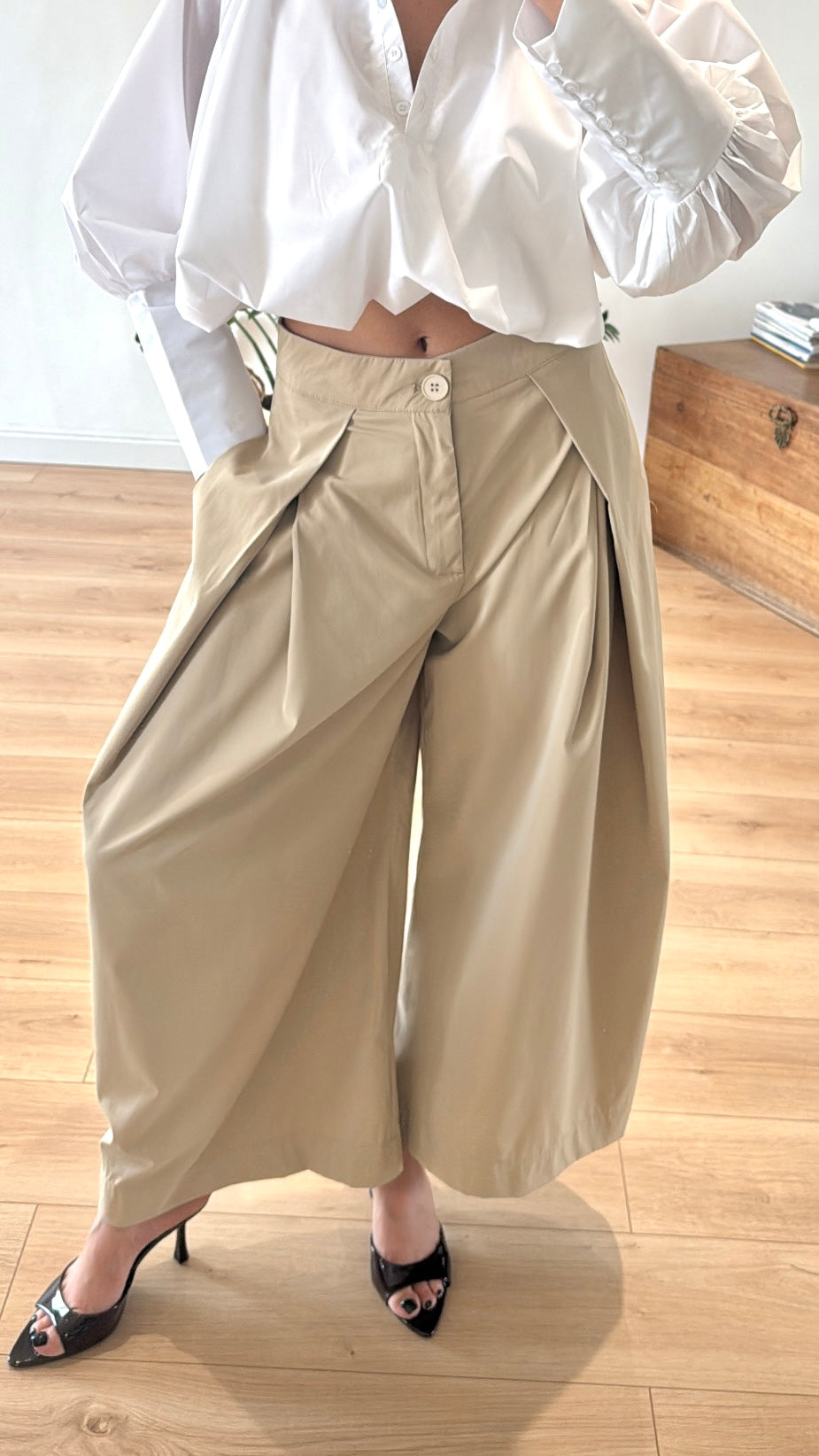 PANTALON "LUCILLE" BEIGE