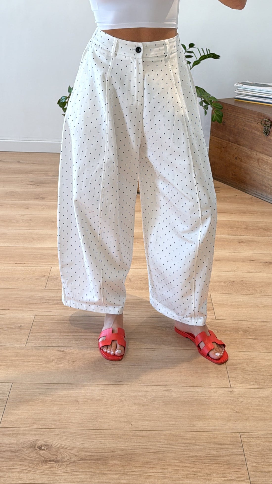 PANTALON BLANC « ROMY »